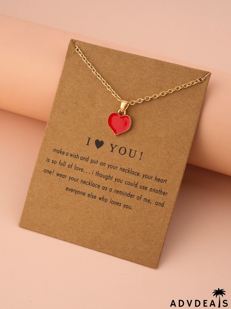Heart Charm Necklace