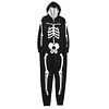 Family Matching Halloween Long Sleeve Pajamas Jumpsuit Skeleton Printed Sleepwear