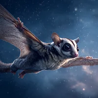 Sugar Glider Gliding - Diamond Painting