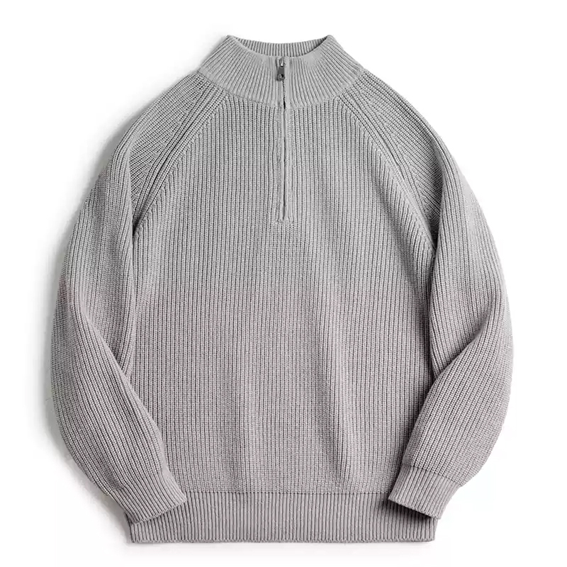 Vintage Half Zip Stand Collar Pullover