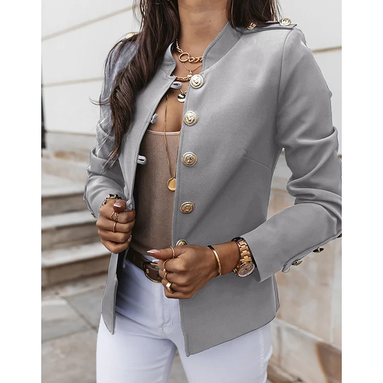 Fashion Casual Single-breasted Short Jacket