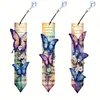 3Pcs Diamond Painting Music Sheet Butterfly Bookmark for Reading Enthusiasts Book Lovers
