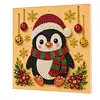 (20x20cm)Xmas Pearl Painting Art Kits With Inner Frame Pearl Gem Paintings Picture Arts Craft for Adults Beginners Home Wall Decor