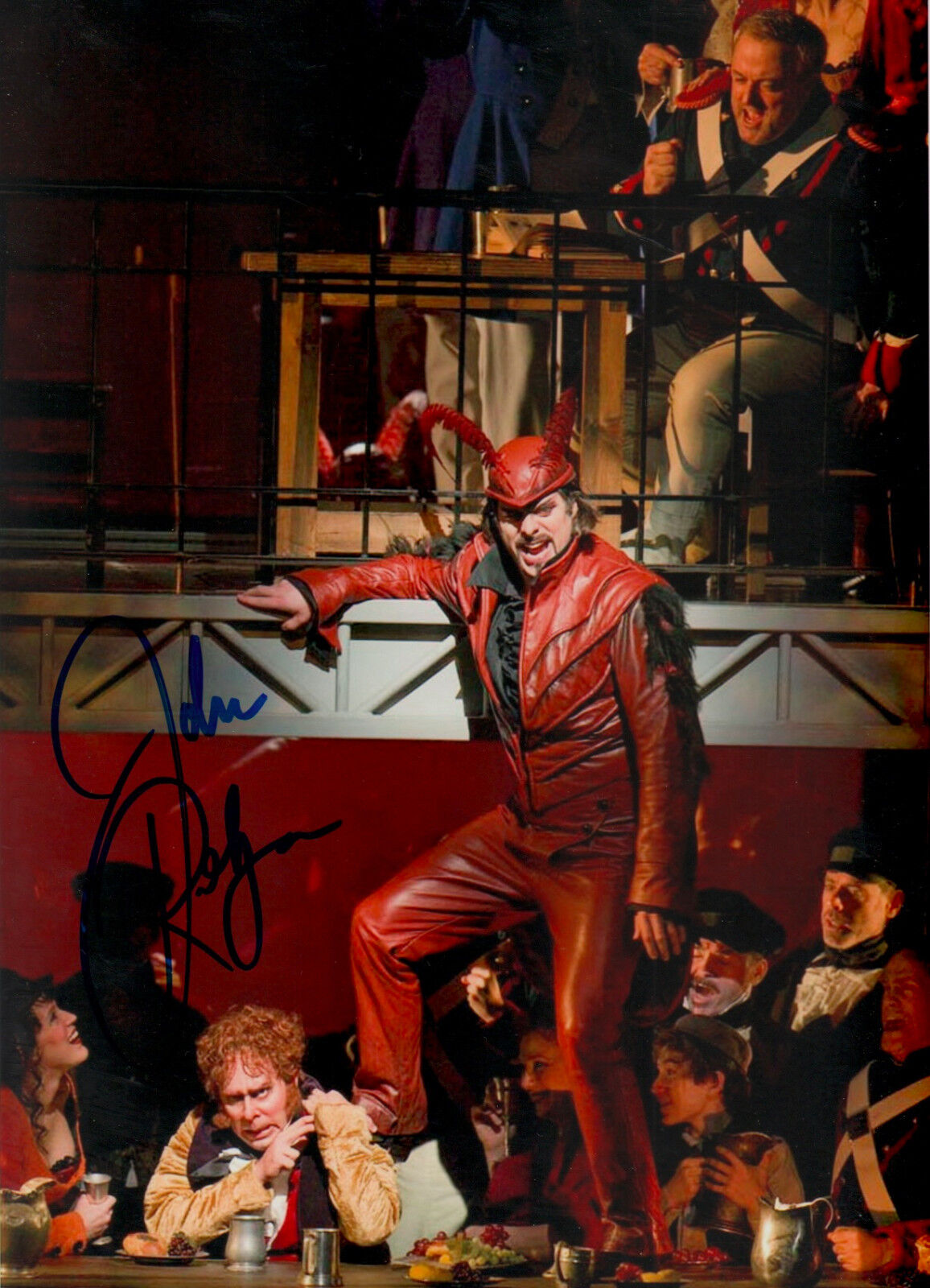 John Relyea Opera signed 8x12 inch Photo Poster painting autograph