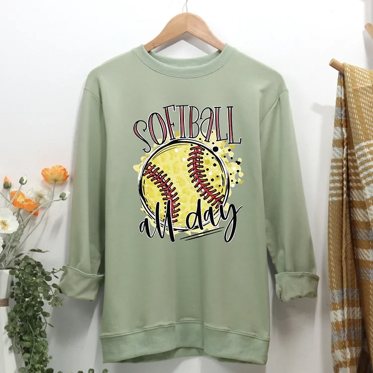 softball Women Casual Sweatshirt