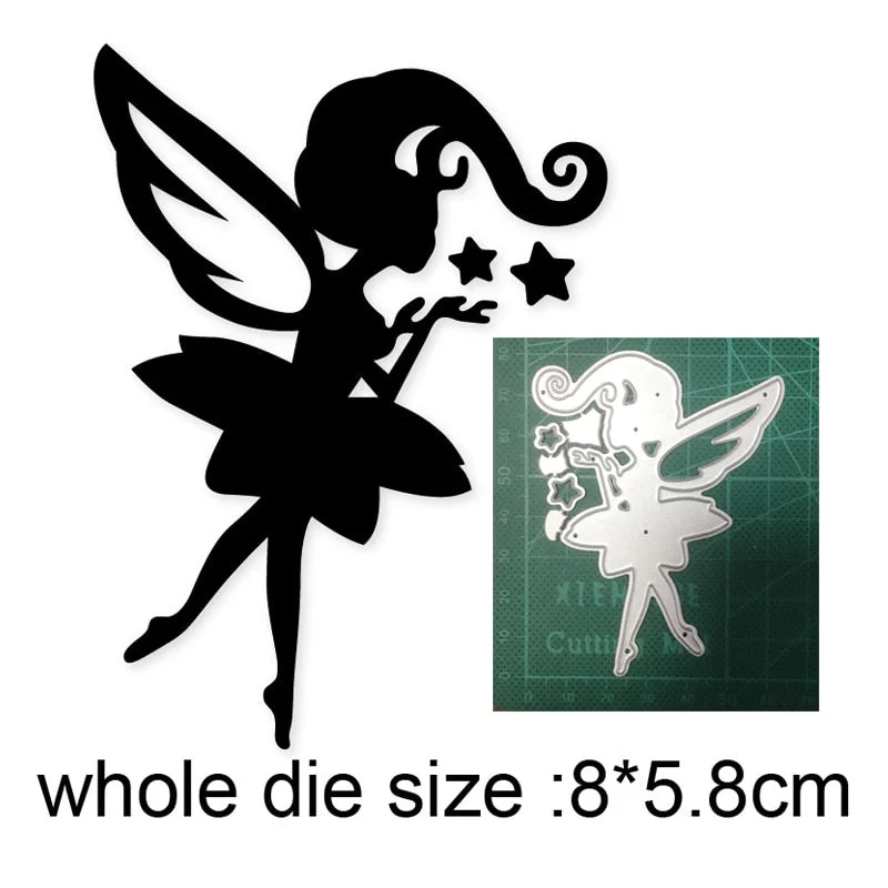 Craft Dies Metal Cutting Dies Cut Die Christmas Elves Angel Scrapbooking Dies Craft Paper Knife Mould Blade Punch Steencils Dies