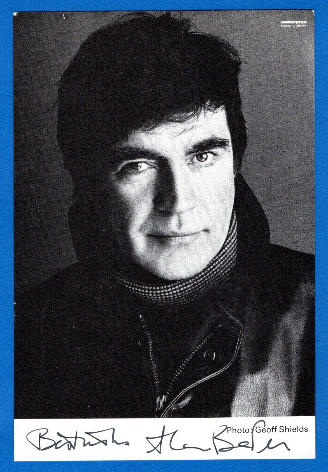 Alan Bates Actor Hand Signed Autograph 4x6 Photo Poster painting