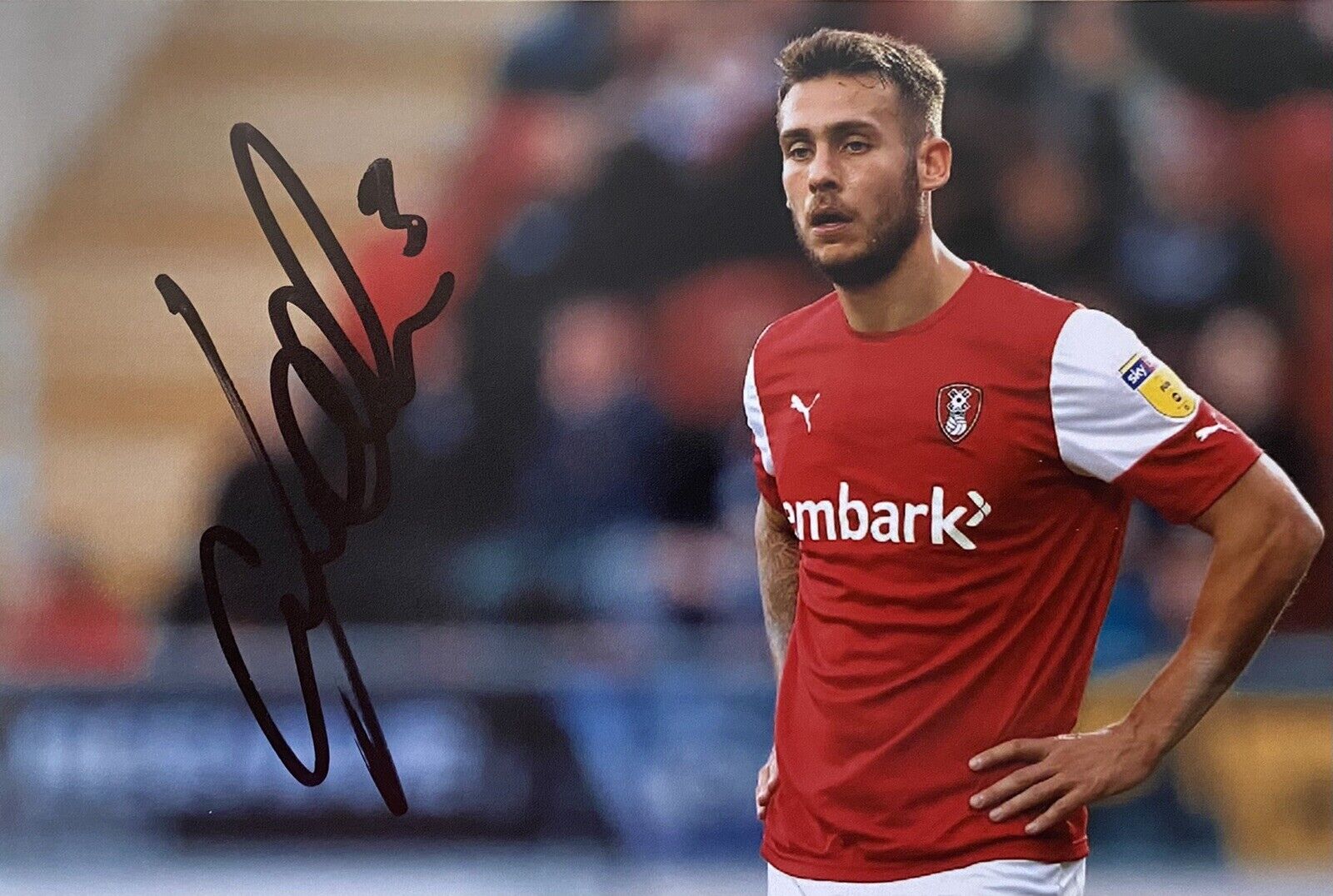 Joe Mattock Genuine Hand Signed Rotherham United 6X4 Photo Poster painting 2