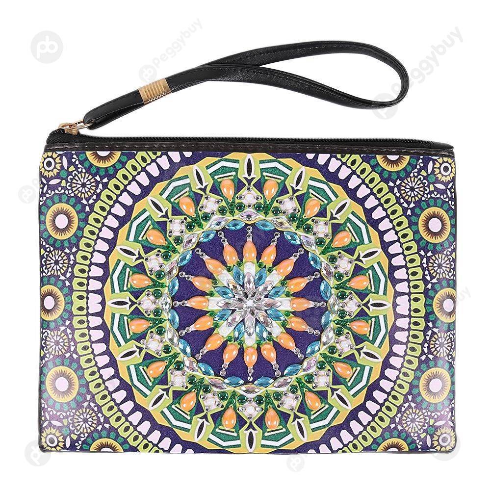 

Mandala-DIY Creative Diamond Wristlet Bag, 501 Original