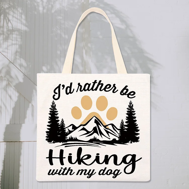 Hiking Printed Shoulder Shopping Bag Casual Large Tote Handbag (40*40cm)