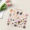 DIY Diamond Painting Sticker Diamond Art Stickers Arts and Crafts Decorative Diamond Stickers for Birthday Party Halloween Christmas Gifts (Pink Halloween)
