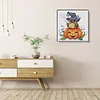 Halloween Owl-14CT Counted Cross Stitch 35*35cm