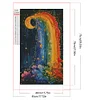 (40*70cm)DIY Full Square Drill Diamond Painting-Rainbow Moonlight
