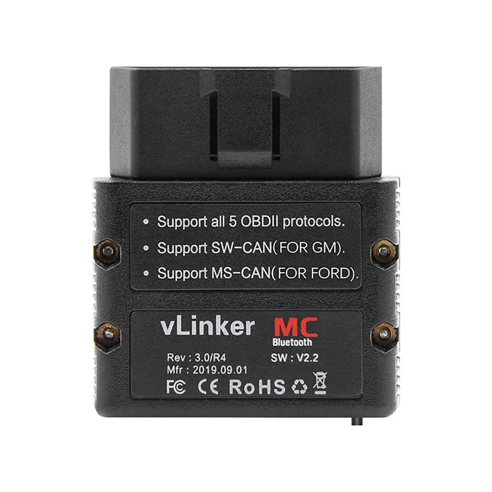 

Vgate vLinker MC - OBD2 Car Diagnostic Scanner Tool for Android / Apple, Bluetooth 3.0, 501 Original