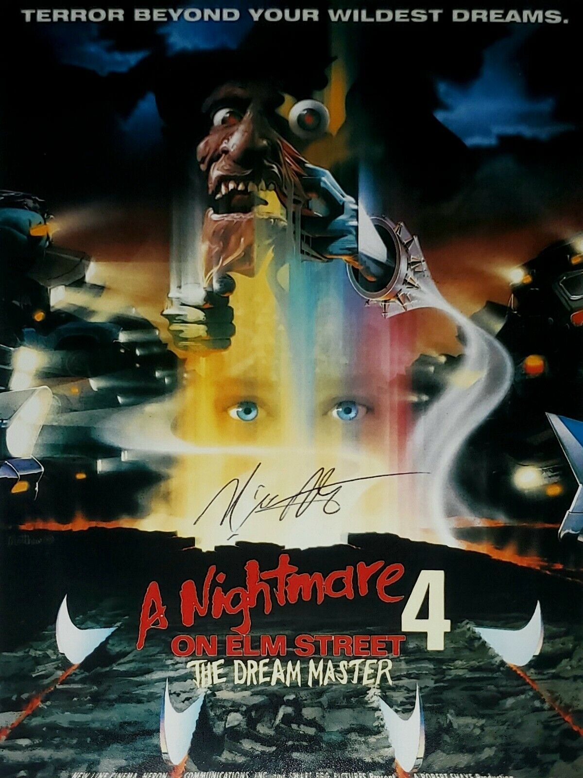 Nicholas Mele Hand Signed Autograph Photo Poster painting Nightmare on Elm Street 4 Actor