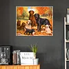 Diamond Painting-DIY Full Round Drill Dogs