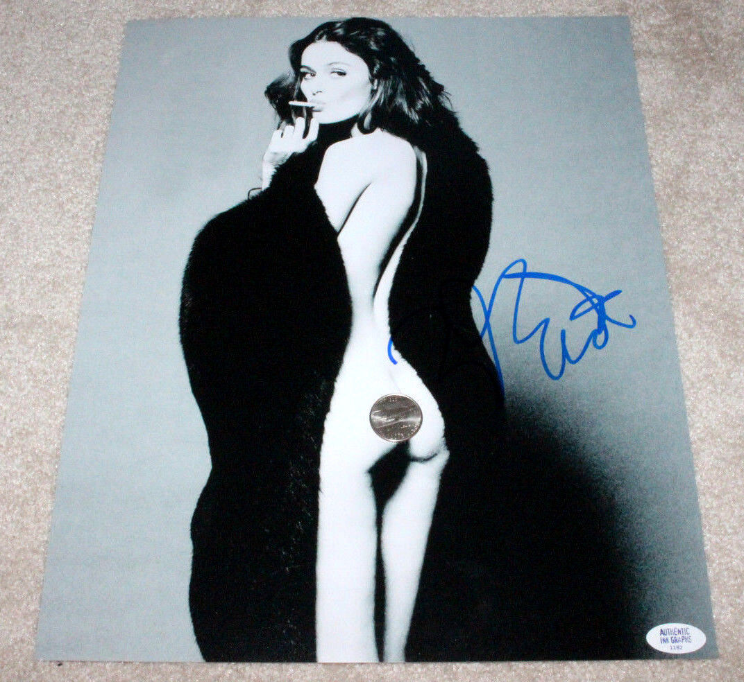 NICOLE TRUNFIO SEXY VICTORIA'S SECRET MODEL SIGNED AUTHENTIC 11X14 Photo Poster painting B w/COA