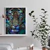 (Counted/Stamped)(Big Size) 11CT Tiger-Cross Stitch 50*66cm/19.69*25.98in