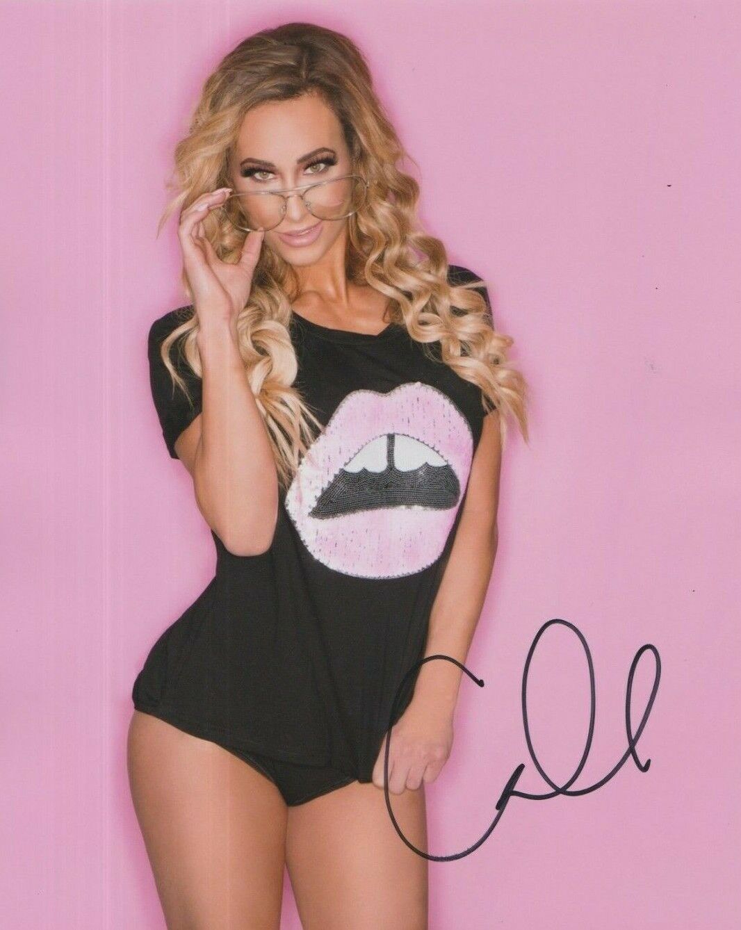 Carmella (WWE) **HAND SIGNED** 10x8 Photo Poster painting ~ AUTOGRAPHED