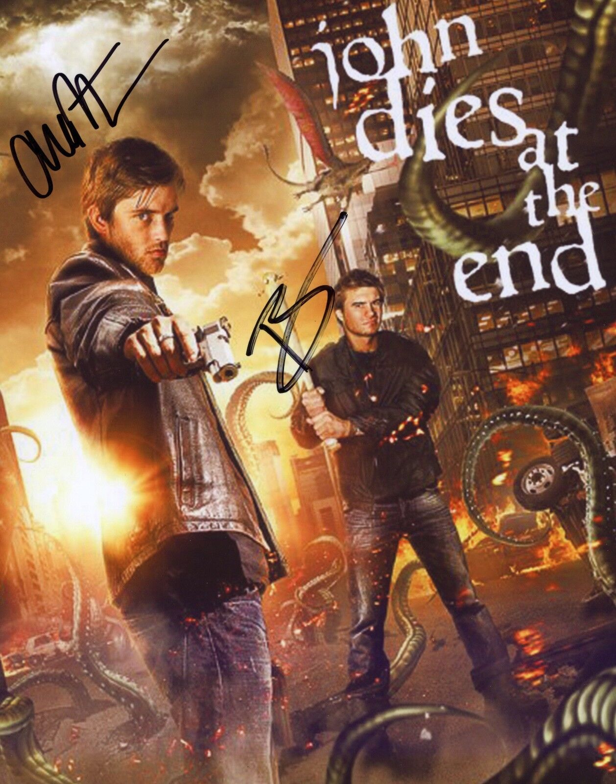 ~CHASE WILLIAMSON & ROB MAYES Authentic Hand-Signed John Dies at the End