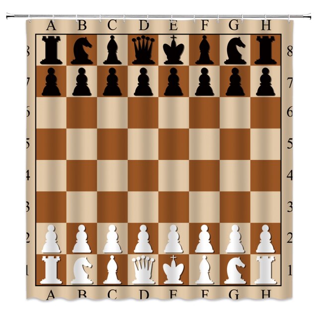 

Shower Curtain – International chess-180*180cm, 501 Original