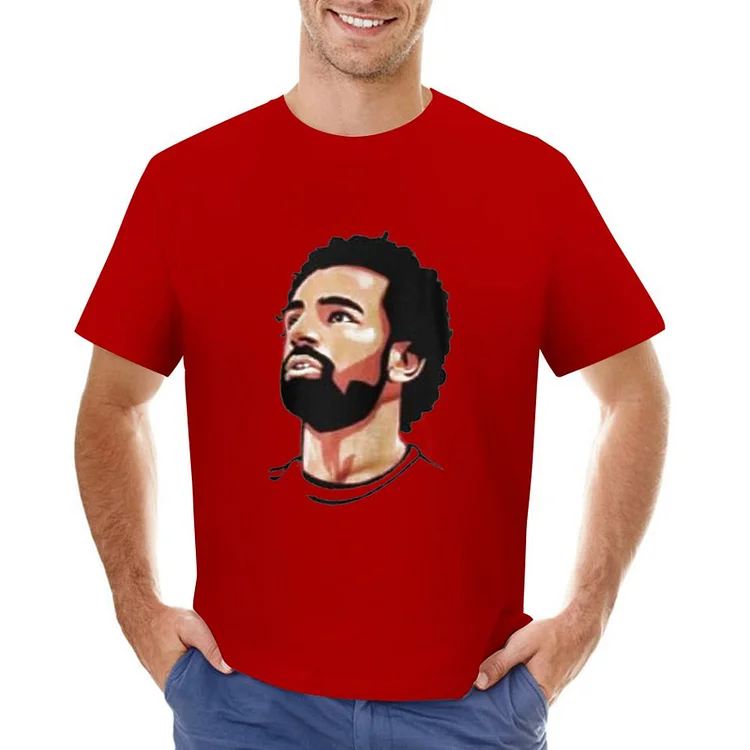 Mohamed Salah Inspired Men's Soccer Culture Tee