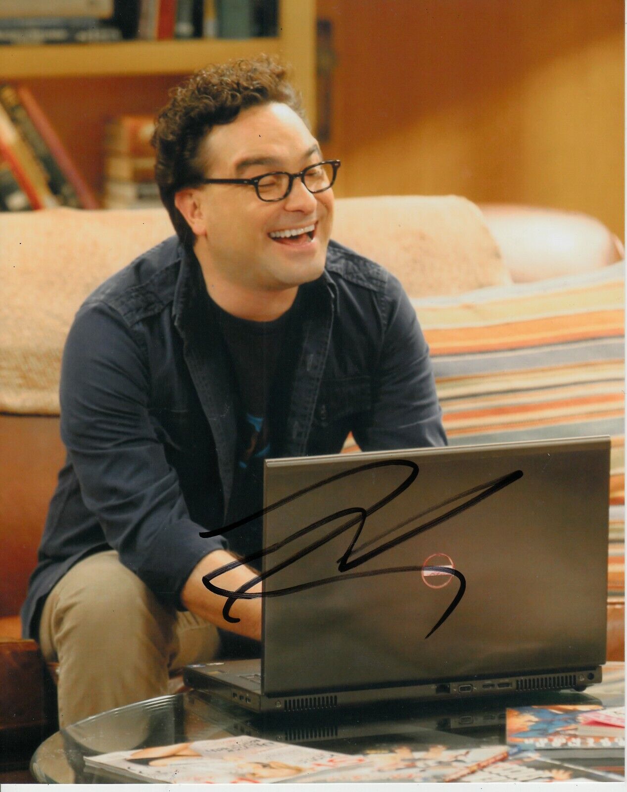 JOHNNY GALECKI SIGNED BIG BANG THEORY Photo Poster painting UACC REG 242 (8)