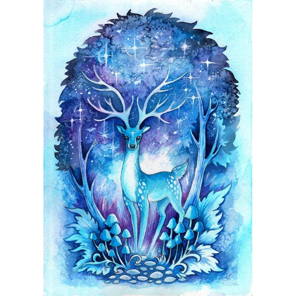

30x40cm Round Drill Diamond Painting-Deer, 501 Original