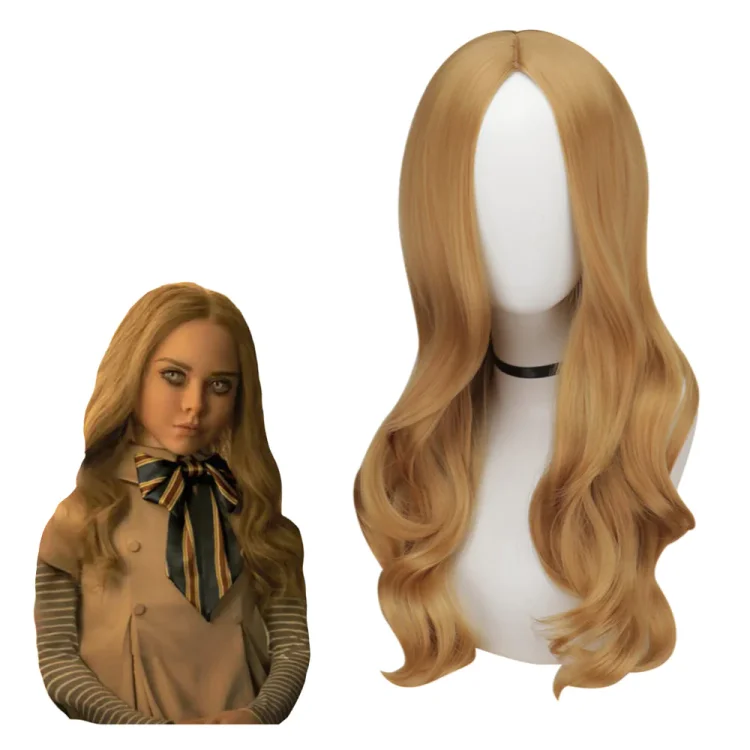 M3gan Heat Resistant Synthetic Hair M3gan Halloween Party Props Cosplay Wig