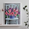 >SALE<5D DIY Partial Special Shaped Drill Diamond Painting Kit Vase Bouquet Home Decor
