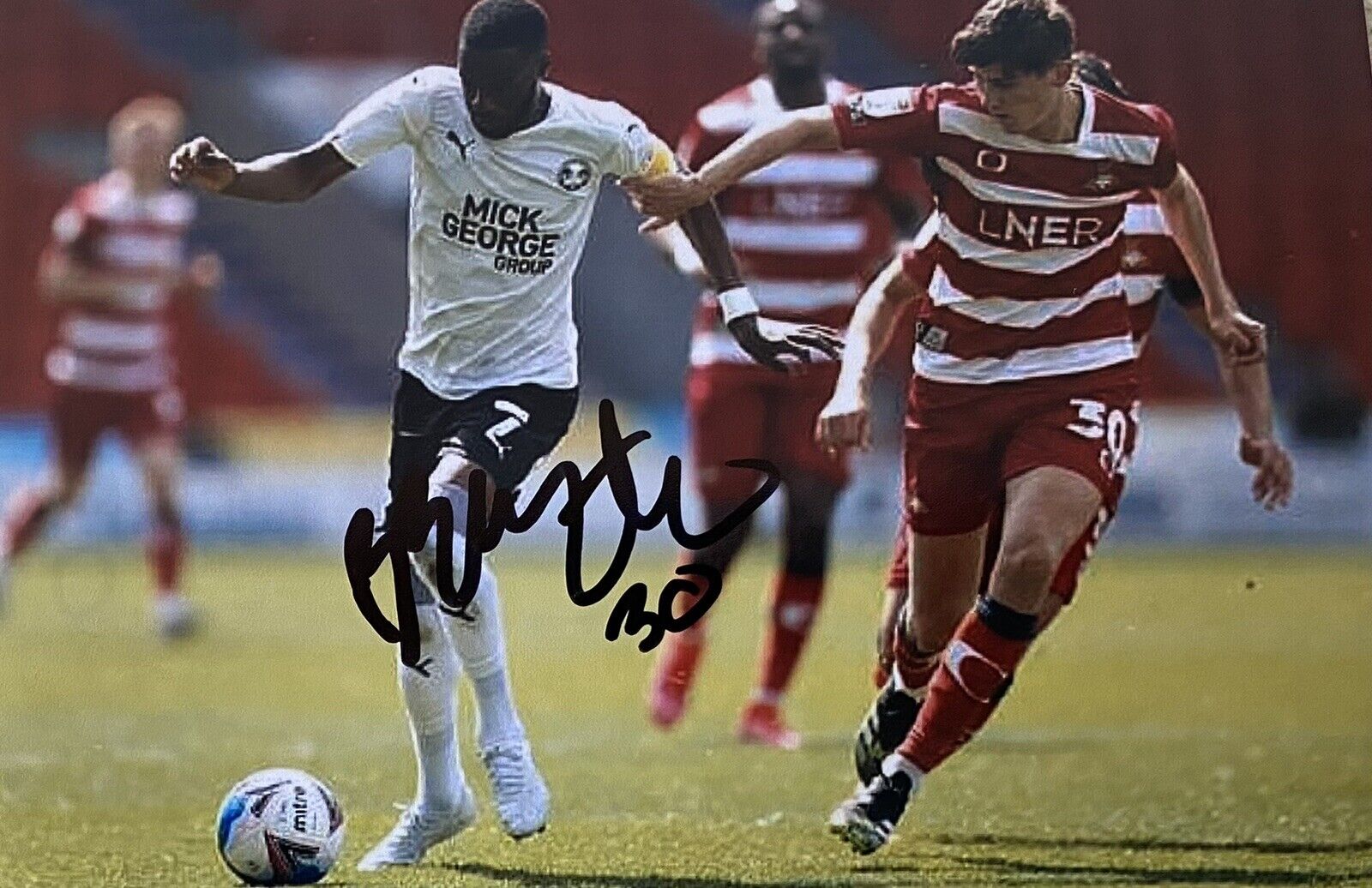 Ben Blythe Genuine Hand Signed Doncaster Rovers 6X4 Photo Poster painting