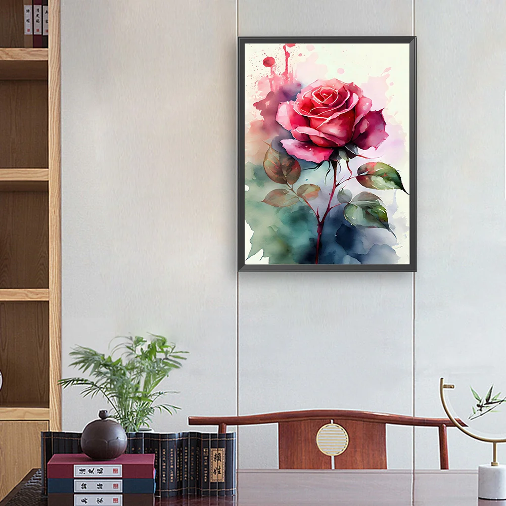 DIY Paint By Number 30*40cm - Rose