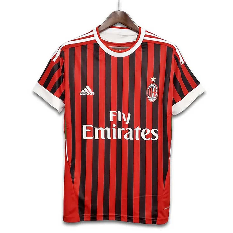 2011/12 AC Milan Home Retro Jersey