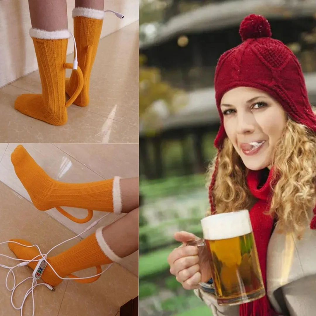 🍺Knitted Beer Electric Socks-🤣Funny Gift🎁
