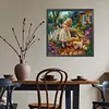 Garden Girl-Full Round Diamond Painting 40*40cm