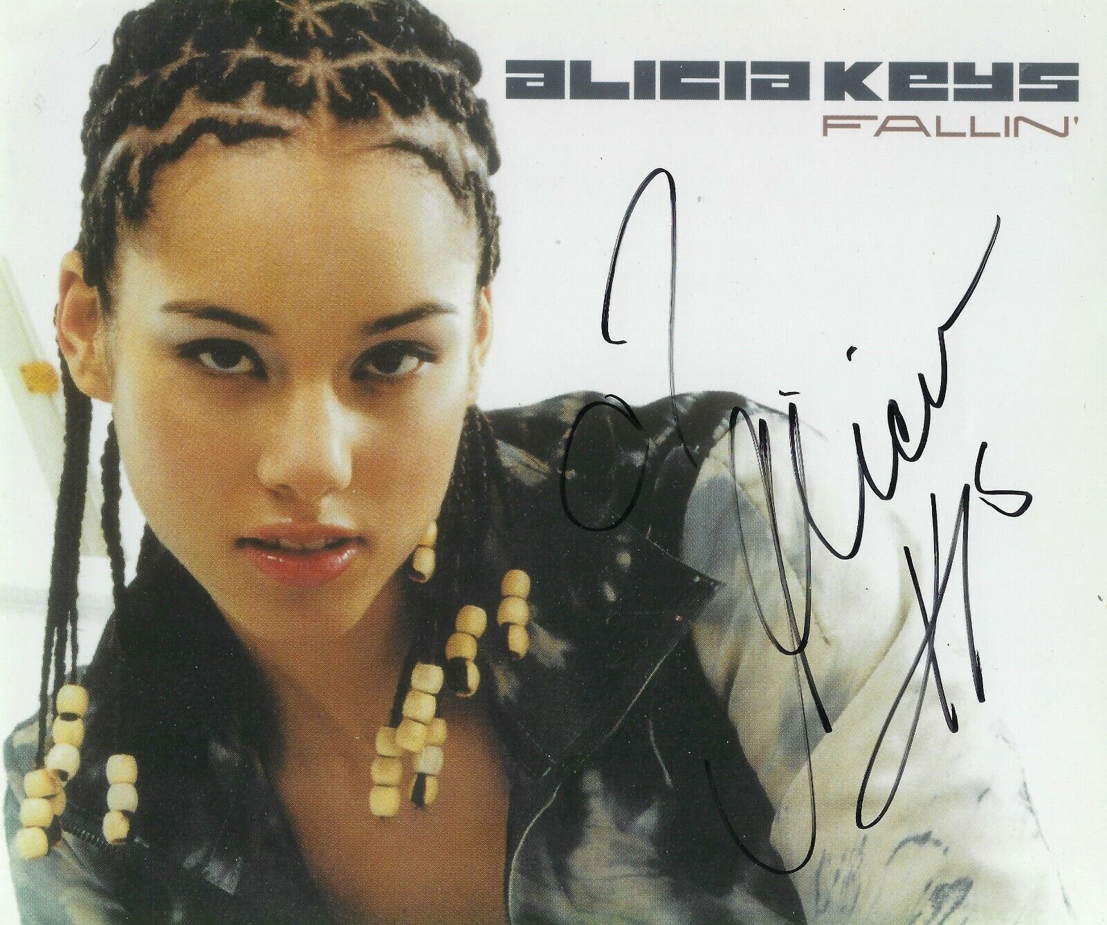 ALICIA KEYS SIGNED 8x10 Photo Poster painting UACC & AFTAL RD AUTOGRAPH