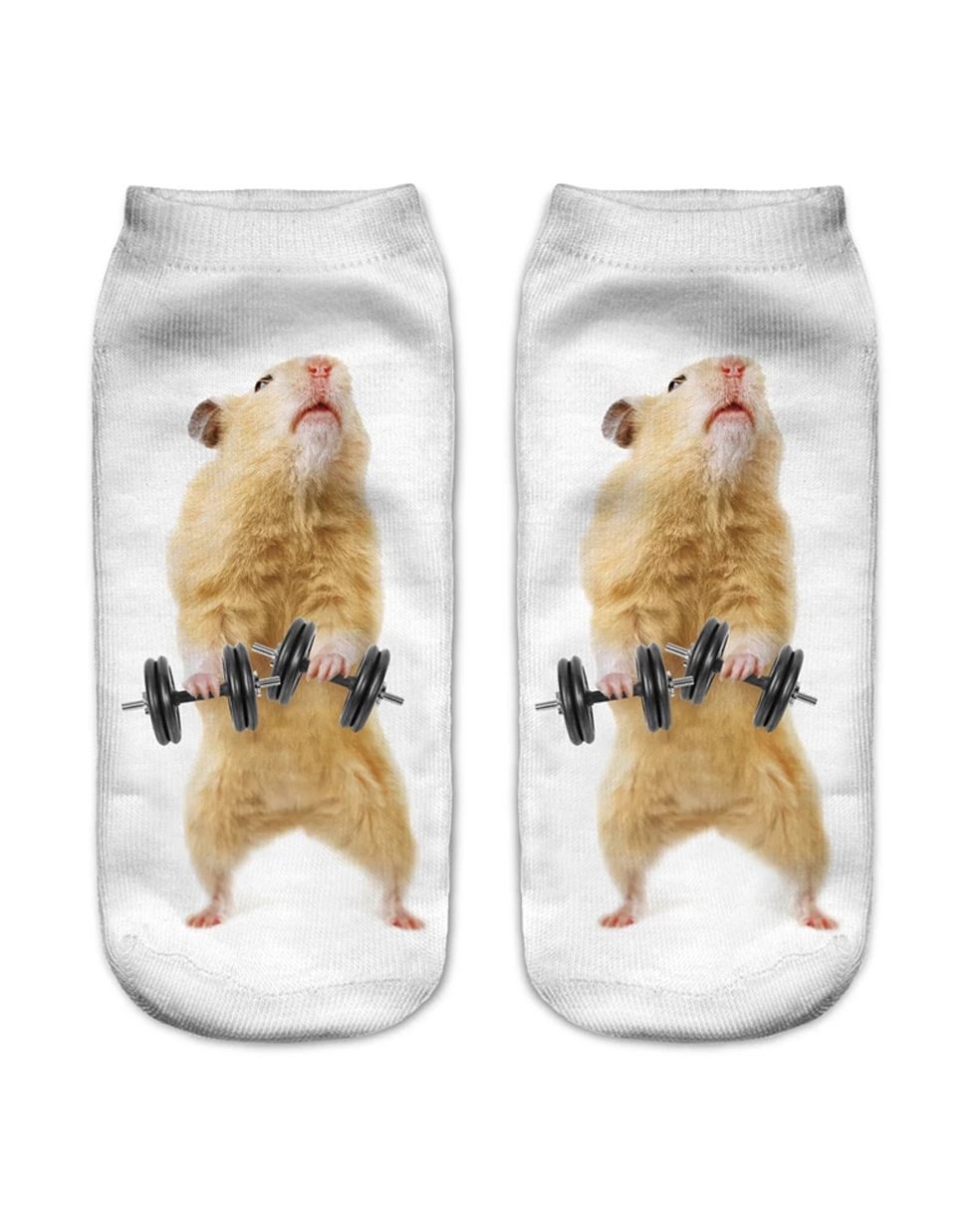 Printed Animal Print Socks