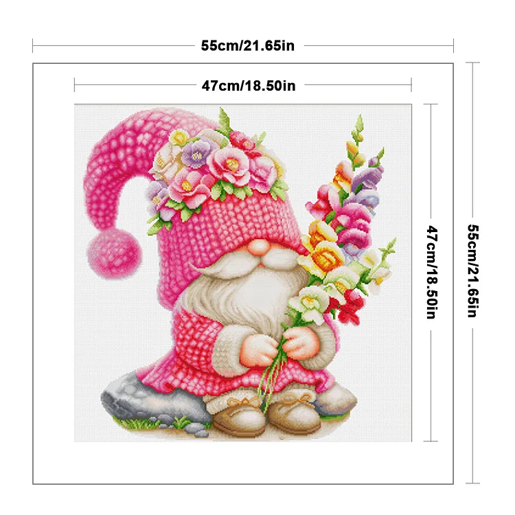 『Spring Brand』Dwarf - 11CT/14CT/16CT Stamped Cross Stitch