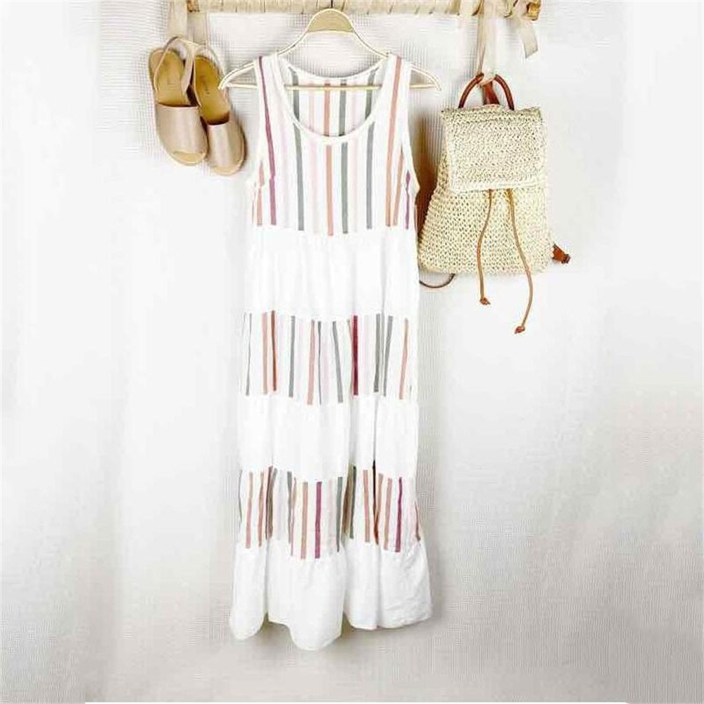 Full of Personality Striped Maxi Dress--vocosishoes