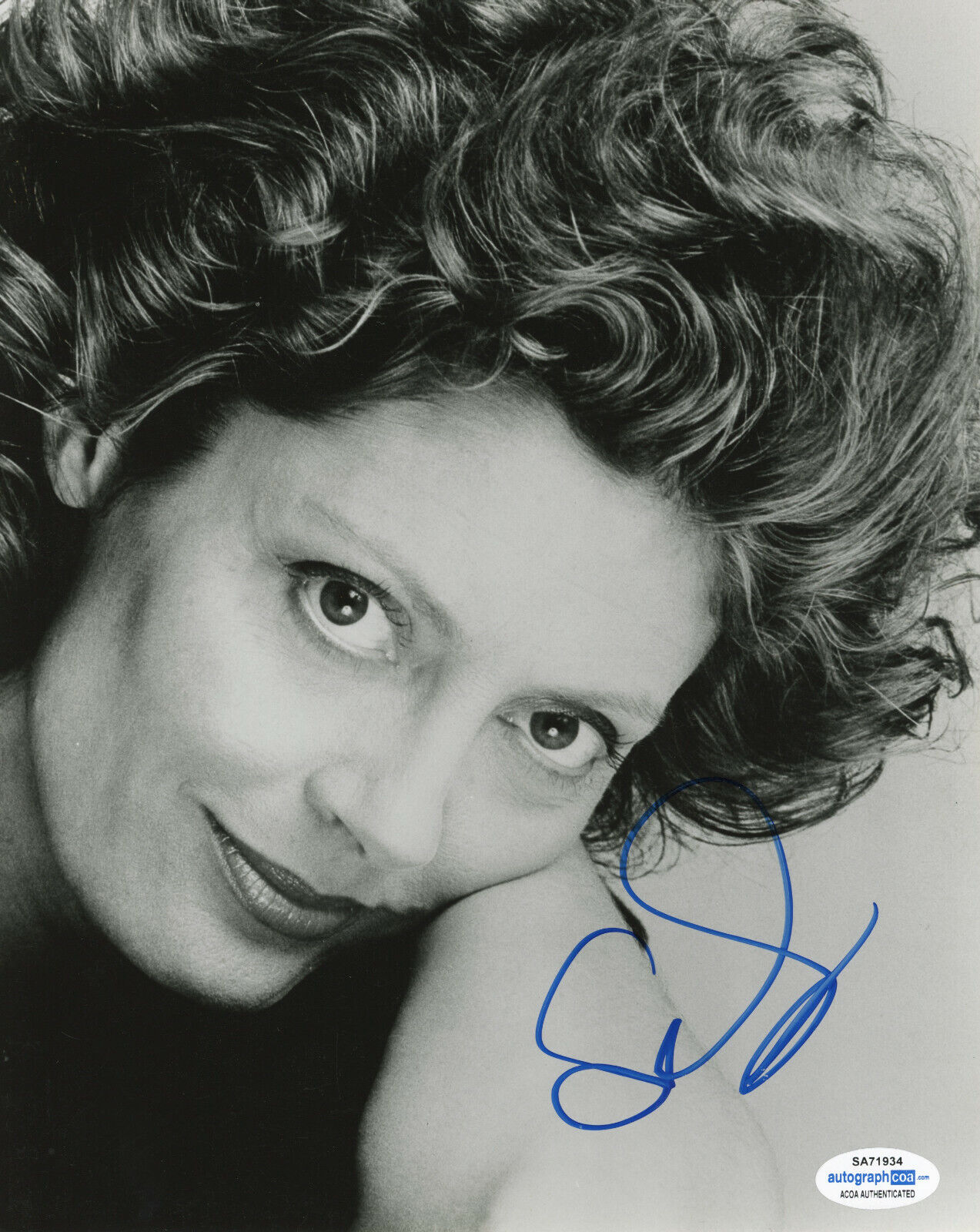 ACTRESS SUSAN SARANDON SIGNED 8x10 Photo Poster painting! THELMA & LOUISE BULL DURHAM ACOA COA