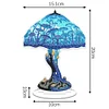 Diamond Painting Mushroom All Blue Ornaments Lamp