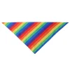 Pet Dog Scarf Bandana Washable Rainbow Saliva