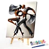 (US Only)Paint By Numbers Kit On Canvas DIY Oil Art Dance Art Picture Home Decor40x50cm
