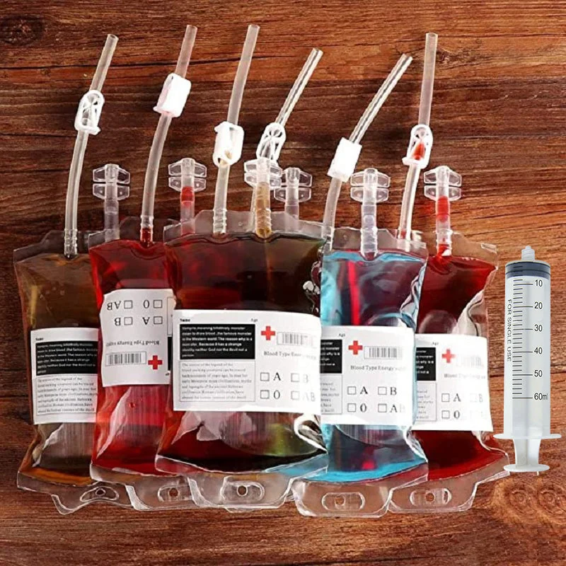 Halloween Blood Bags for Drinks - vzzhome