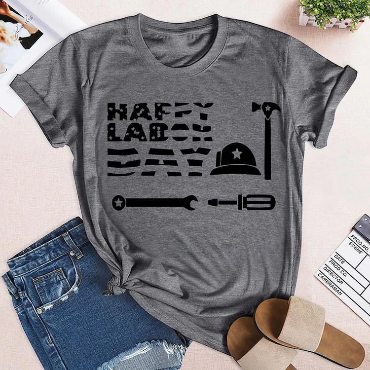 Happy Labor Day T-Shirt-04400-Annaletters