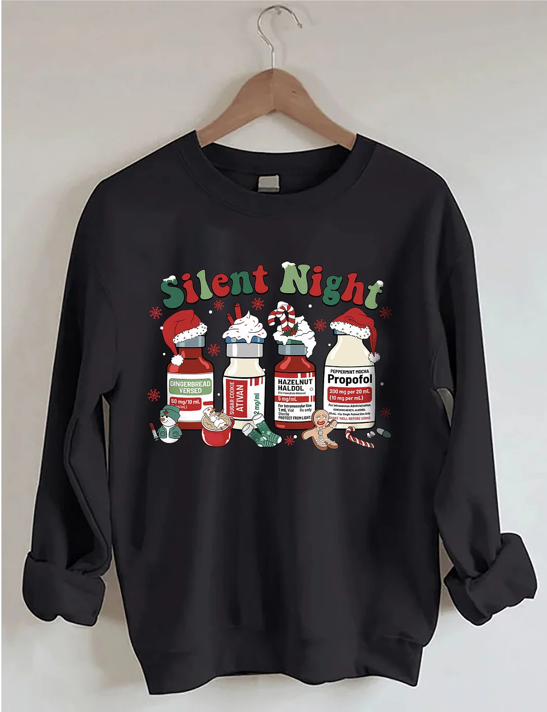 Silent Night Christmas Sweatshirt