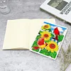 50 Pages A5 DIY Special Shaped Diamond Painting Diary Notebook Kit (Cardinal)