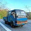 1:16 Alloy Material Hand-made Retro Nostalgic Walking Tractor