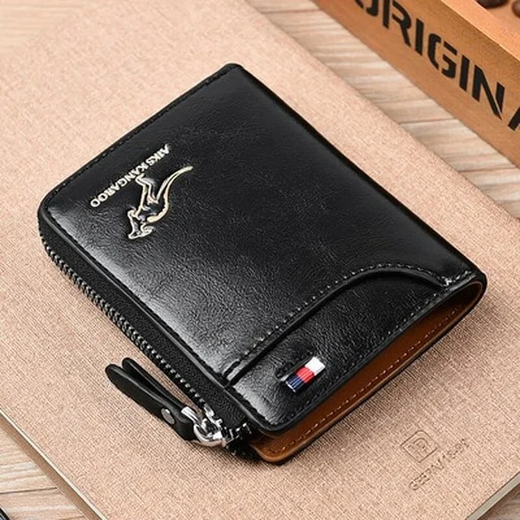 Men's EssentialsMulti-functional RFID Blocking Waterproof Durable PU Leather Wallet