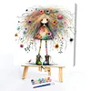 Quirky Girl-Paint by Numbers Quirky Girl 40*40CM